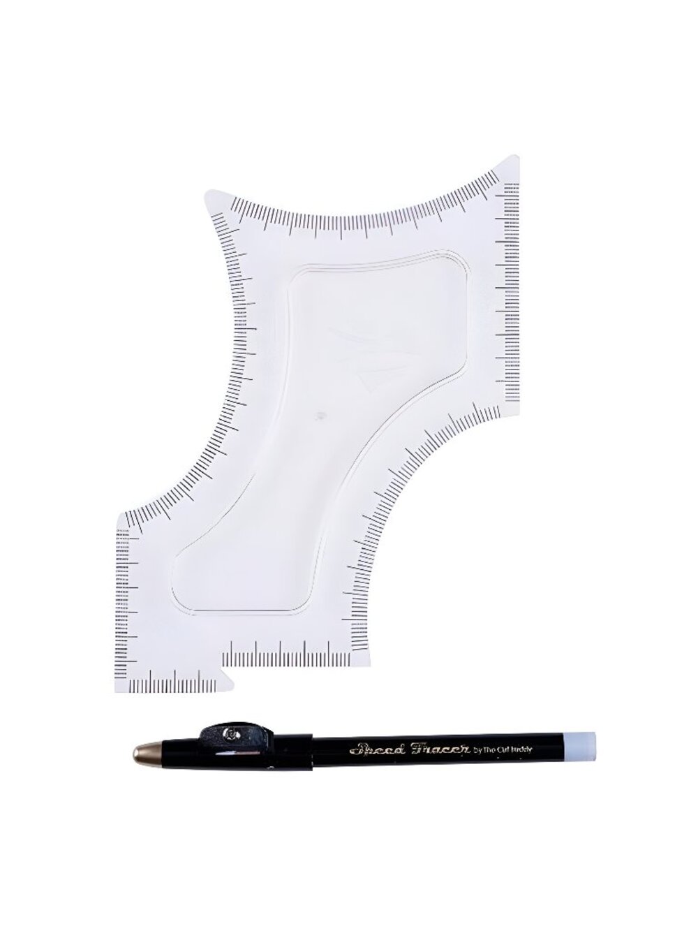 Shaping + Styling Tool Clear Guide + Bonus Pencil | Line Up and Edging